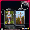 Paper inserting into Acrylic Photo Frame Souvenir Acrylic Key Chain